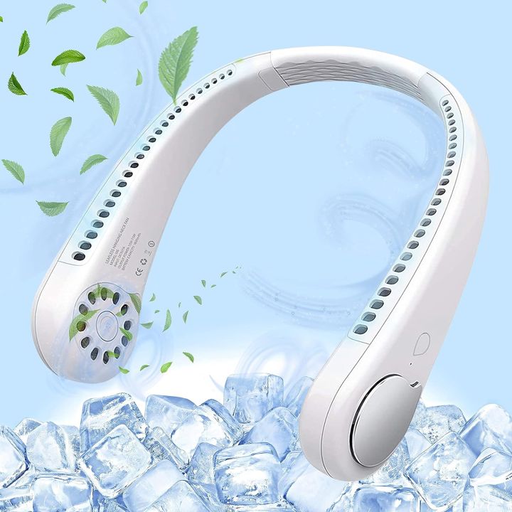 Neck Fan Bladeless - Portable Rechargeable 3 Speed