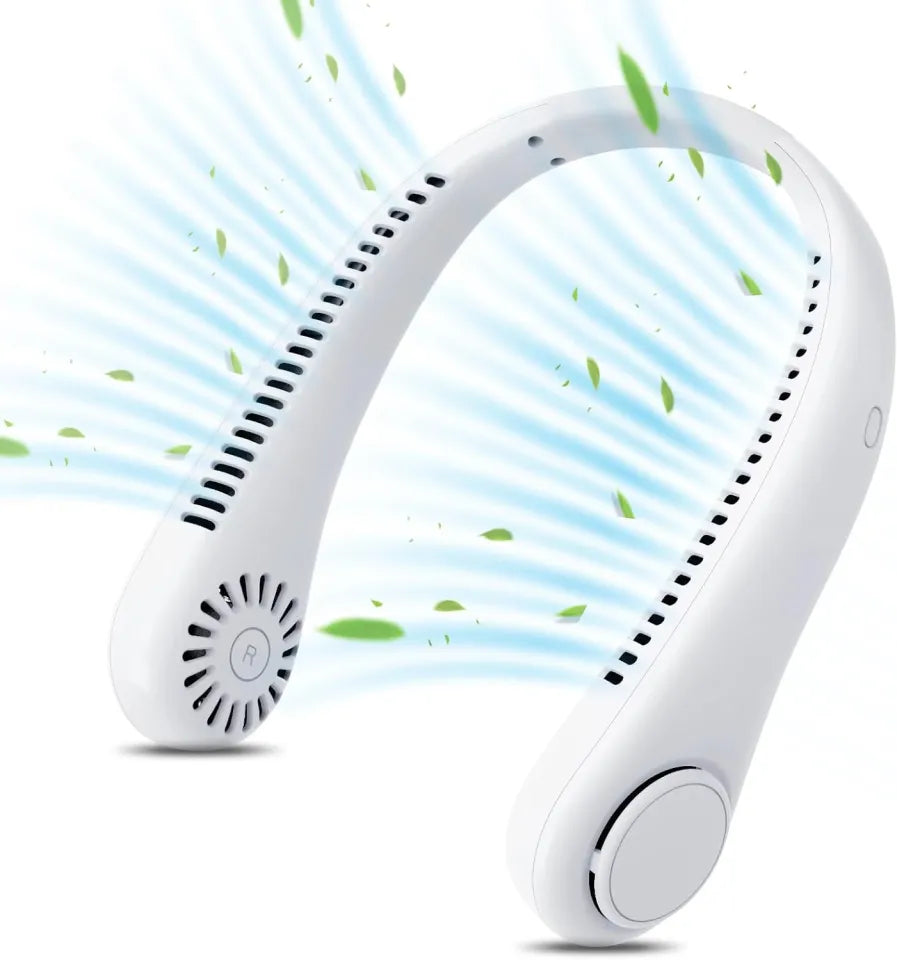 Neck Fan Bladeless - Portable Rechargeable 3 Speed